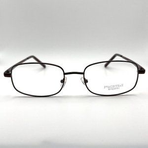 Peachtree Capri 7719 Full Eyeglass Frames Spring Metal Coffee Brown 56-19-145